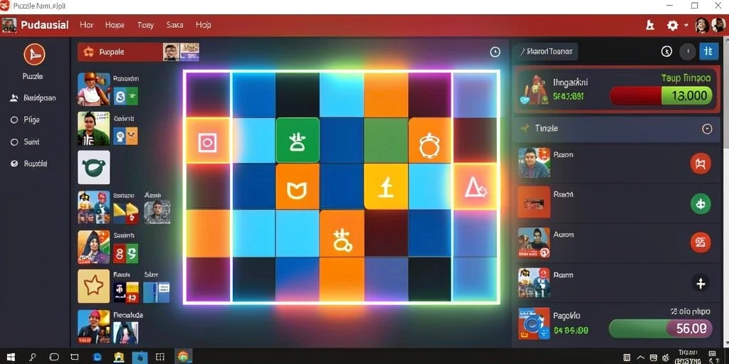 Screenshot menampilkan tampilan antarmuka utama DEWASLOT99.