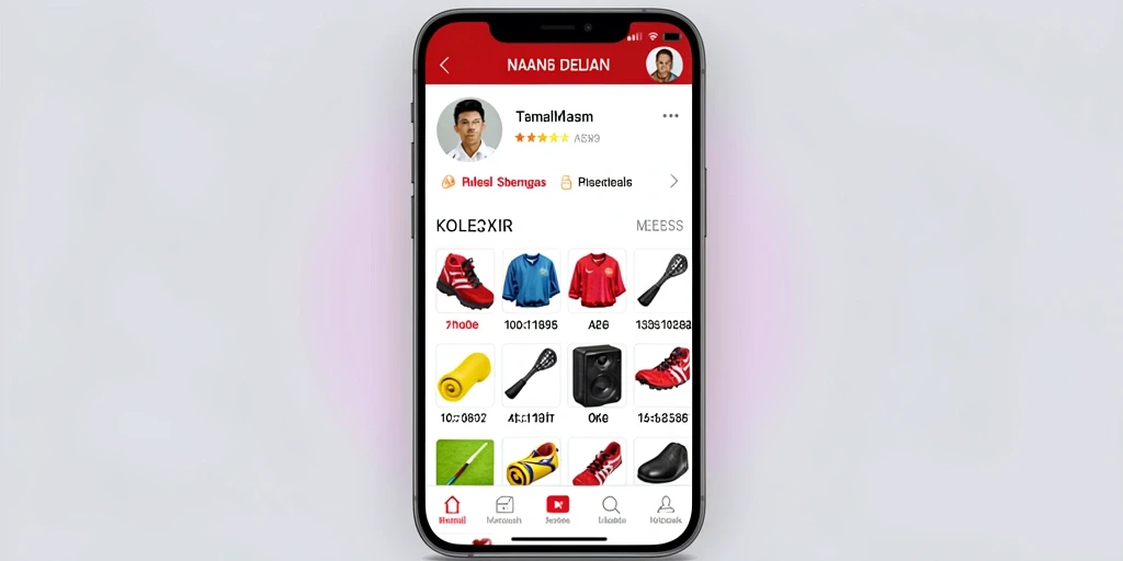 Tampilan antarmuka yang user-friendly.
