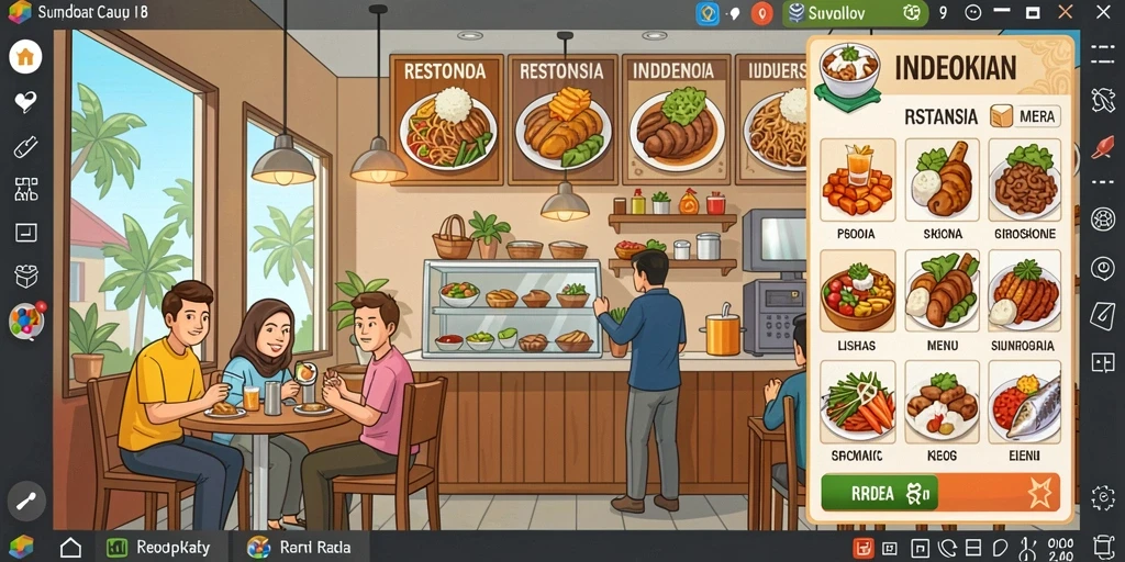 Tampilan awal yang menarik dengan menu intuitif.