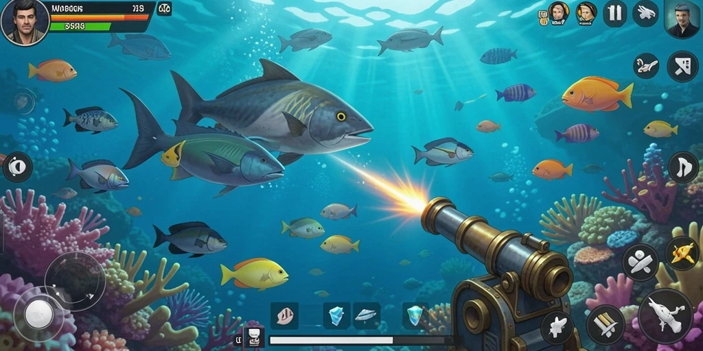 Tangkapan layar menunjukkan pemandangan yang menakjubkan dari dunia game.