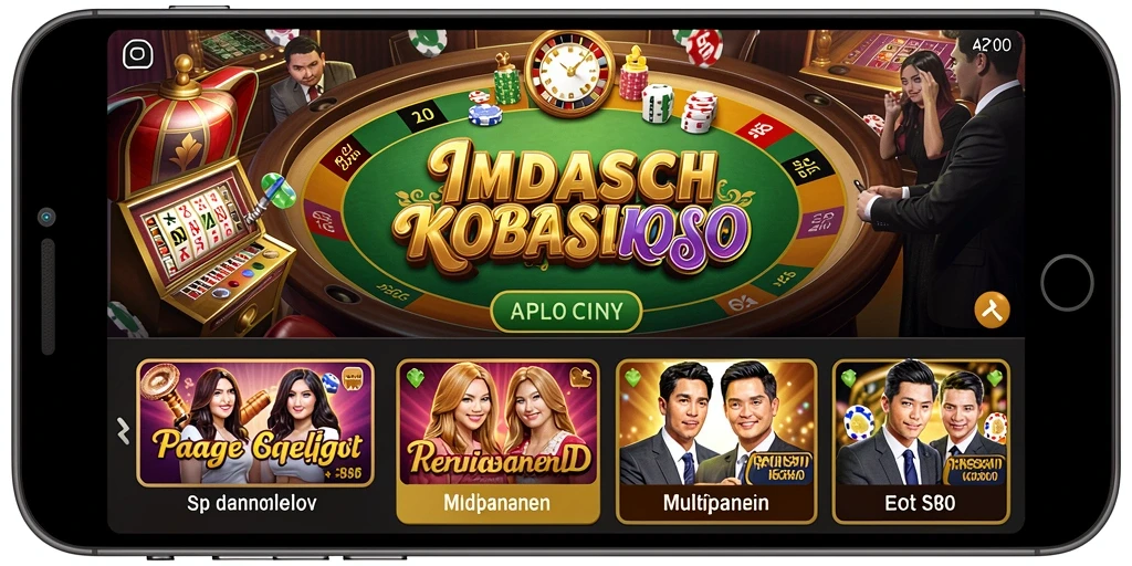 Tampilan awal yang menarik dan penuh warna.