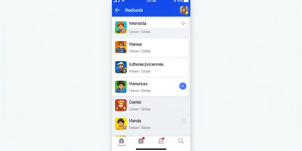 Tampilan awal game dengan karakter utama yang heroik.