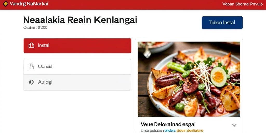 Tampilan awal yang menarik dan ramah pengguna.